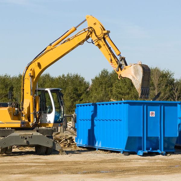 can i choose the location where the residential dumpster will be placed in Abram Texas